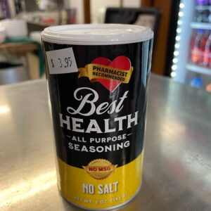 picture of Pharmacist Recommended Best Health All Purpose Seasoning with No Salt can