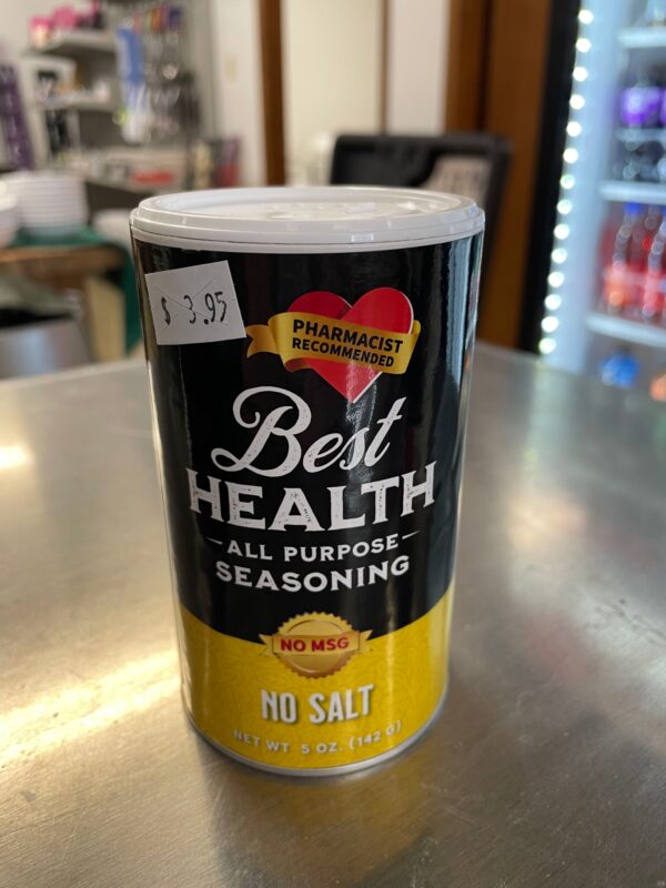 picture of Pharmacist Recommended Best Health All Purpose Seasoning with No Salt can