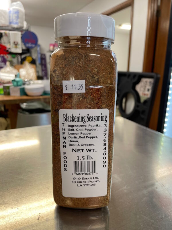 picture of Tremar Food's Blackening Seasoning jar