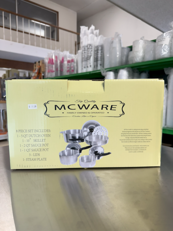 picture of a box of a mcware set